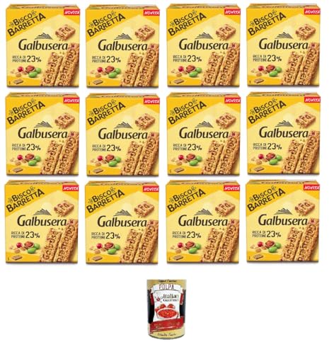 Galbusera BiscoBarretta Ricca di proteine Bisco-Riegel Reich an Proteinen 12x 180gr + Italian Gourmet polpa 400g Galbusera BiscoBarretta Ricca di proteine Bisco-Riegel Reich an Proteinen 12x 180gr + Italian Gourmet polpa 400g von Italian Gourmet E.R.
