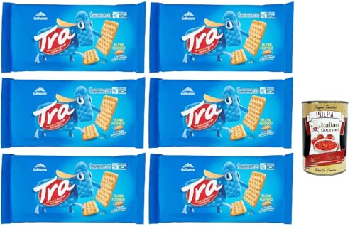 Galbusera Crackers Cracker salati Salzgebäck gesalzen 6x 250g, herzhafter Snack kekse aus Italien + Italian Gourmet polpa 400g Galbusera Crackers Cracker salati Salzgebäck gesalzen 6x 250g, herzhafter Snack kekse aus Italien + Italian Gourmet polpa 400g von Italian Gourmet E.R.
