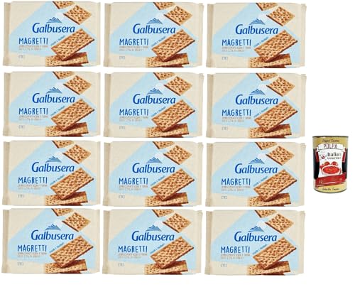 Galbusera Magretti cracker con 1,5% di grassi con Farina di Tipo 2, Cracker mit 1,5% Fett mit Typ 2 Mehl, 12x 380g + Italian Gourmet polpa 400g Galbusera Magretti cracker con 1,5% di grassi con Farina di Tipo 2, Cracker mit 1,5% Fett mit Typ 2 Mehl, 12x 380g + Italian Gourmet polpa 400g von Italian Gourmet E.R.