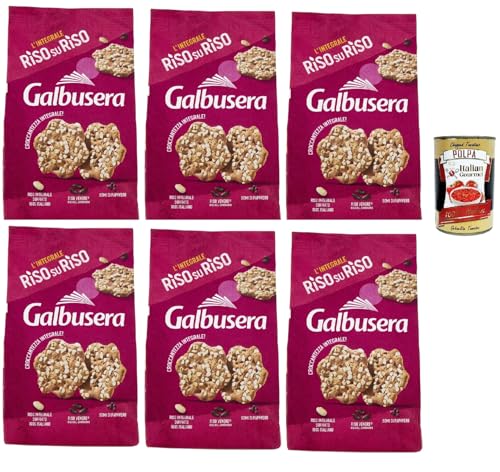 Galbusera RisosuRiso panetti con riso Venere, riso integrale soffiato e semi di papavero, crackers mit Venus -Reis, Puffs Full Rice und Mohnsamen, 6x 200g + Italian Gourmet polpa 400g Galbusera RisosuRiso panetti con riso Venere, riso integrale soffiato e semi di papavero, crackers mit Venus -Reis, Puffs Full Rice und Mohnsamen, 6x 200g + Italian Gourmet polpa 400g von Italian Gourmet E.R.