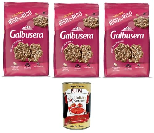 Galbusera RisosuRiso panetti con riso Venere, riso integrale soffiato e semi di papavero RisosuRiso Panetti mit Venere-Reis, gepufftem Naturreis und Mohn 3x200g+ Italian Gourmet Polpa 400 g Galbusera RisosuRiso panetti con riso Venere, riso integrale soffiato e semi di papavero RisosuRiso Panetti mit Venere-Reis, gepufftem Naturreis und Mohn 3x200g+ Italian Gourmet Polpa 400 g von Italian Gourmet E.R.