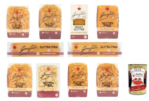 Pasta Senza Glutine Test Pack Glutine Free Noodles Gluten Free 10 x 400 g + Italian Gourmet Polpa 400 g Pasta Senza Glutine Test Pack Glutine Free Noodles Gluten Free 10 x 400 g + Italian Gourmet Polpa 400 g von Italian Gourmet E.R.