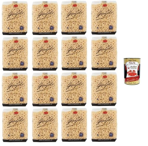 anelli siciliani no. 52-2 pasta di gragnano igp Sizilianische Ringe Nr. 52-2 Gragnano g.g.A.-Nudeln 16x500 g + Italian Gourmet polpa 400g anelli siciliani no. 52-2 pasta di gragnano igp Sizilianische Ringe Nr. 52-2 Gragnano g.g.A.-Nudeln 16x500 g + Italian Gourmet polpa 400g von Italian Gourmet E.R.