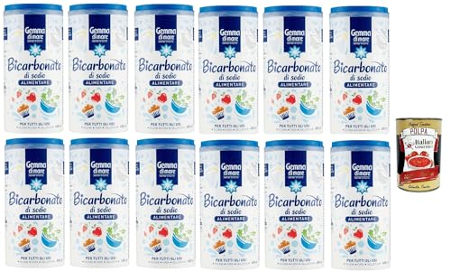 Gemma di mare Bicarbonato di sodio Alimentare, Lebensmittel Backpulver, baking soda 12x 600 g + Italian Gourmet polpa 400g Gemma di mare Bicarbonato di sodio Alimentare, Lebensmittel Backpulver, baking soda 12x 600 g + Italian Gourmet polpa 400g von Italian Gourmet E.R.