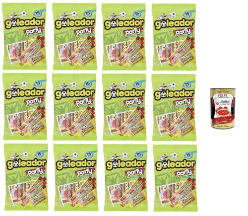 Goleador Party Mix Packung mit 15 Stück 12 x 143gr+ Italian Gourmet polpa 400g Goleador Party Mix Packung mit 15 Stück 12 x 143gr+ Italian Gourmet polpa 400g von Italian Gourmet E.R.