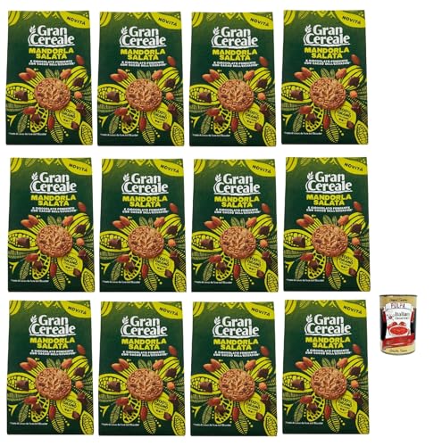 Gran Cereale, Biscotti con Mandorla Salata e Cioccolato Fondente con Fave dell'Ecuador, Kekse mit Gesalzener Mandel und dunkle Schokolade 12x 280g + Italian Gourmet polpa 400g Gran Cereale, Biscotti con Mandorla Salata e Cioccolato Fondente con Fave dell'Ecuador, Kekse mit Gesalzener Mandel und dunkle Schokolade 12x 280g + Italian Gourmet polpa 400g von Italian Gourmet E.R.
