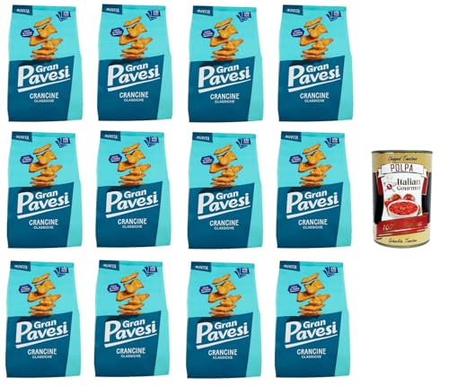 Gran Pavesi Crancine Classiche Klassischer Crancine 12 x 180gr+ Italian Gourmet polpa 400g Gran Pavesi Crancine Classiche Klassischer Crancine 12 x 180gr+ Italian Gourmet polpa 400g von Italian Gourmet E.R.
