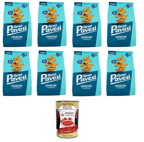 Gran Pavesi Crancine Classiche Klassischer Crancine 8 x 180gr+ Italian Gourmet polpa 400g Gran Pavesi Crancine Classiche Klassischer Crancine 8 x 180gr+ Italian Gourmet polpa 400g von Italian Gourmet E.R.