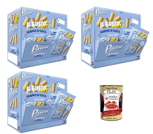 Gran Pavesi Tocchetti di mais Maisstücke 3x Display mit 32 Beuteln à 32 g + Italian Gourmet polpa 400g Gran Pavesi Tocchetti di mais Maisstücke 3x Display mit 32 Beuteln à 32 g + Italian Gourmet polpa 400g von Italian Gourmet E.R.
