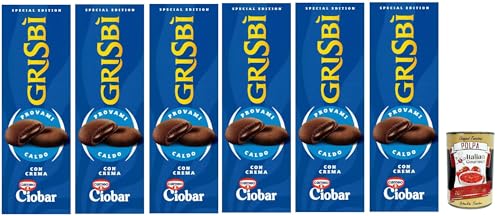 Grisbi Crema Ciobar, Biscotti Frolle Ripiene di Morbida Crema al Ciobar, Mürbeteigkekse gefüllt mit weicher Ciobar-Creme, biscuits, 6x 112g + Italian Gourmet polpa 400g Grisbi Crema Ciobar, Biscotti Frolle Ripiene di Morbida Crema al Ciobar, Mürbeteigkekse gefüllt mit weicher Ciobar-Creme, biscuits, 6x 112g + Italian Gourmet polpa 400g von Italian Gourmet E.R.
