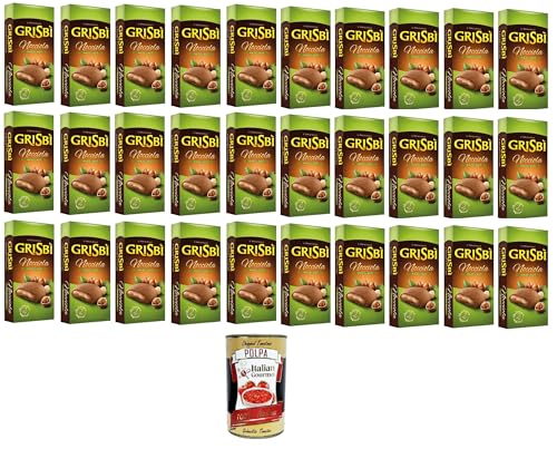 Grisbi Haselnuss Einzeldosispackung mit 2 Keksen Box mit 30 Stück+ Italian Gourmet Polpa 400g Grisbi Haselnuss Einzeldosispackung mit 2 Keksen Box mit 30 Stück+ Italian Gourmet Polpa 400g von Italian Gourmet E.R.