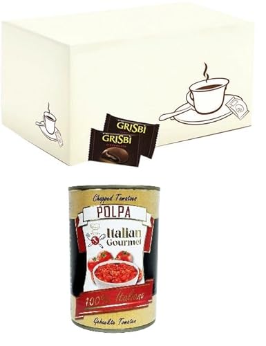 Grisbi' MINI al cioccolato Schokolade Packung 1kg + Italian Gourmet Polpa 400g Grisbi' MINI al cioccolato Schokolade Packung 1kg + Italian Gourmet Polpa 400g von Italian Gourmet E.R.