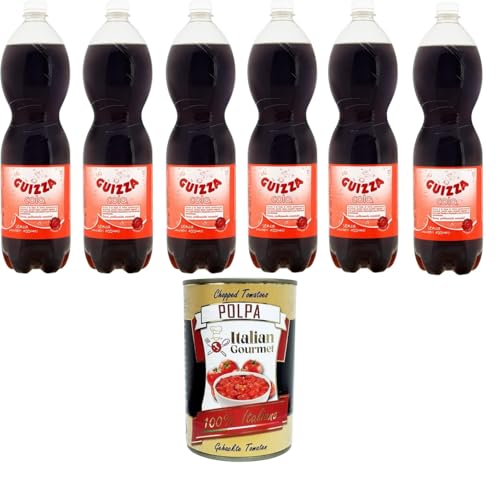 Guizza Cola senza Zuccheri Aggiunti Cola ohne Zuckerzusatz, 6x 1,5L+ Italian Gourmet polpa 400g Guizza Cola senza Zuccheri Aggiunti Cola ohne Zuckerzusatz, 6x 1,5L+ Italian Gourmet polpa 400g von Italian Gourmet E.R.