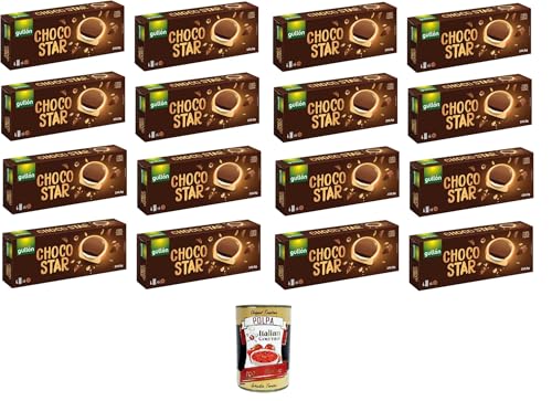 Gullon Choco Star Keks gefüllt mit Sahne und überzogen mit Milchschokolade 16x 235,8gr + Italian Gourmet polpa 400g Gullon Choco Star Keks gefüllt mit Sahne und überzogen mit Milchschokolade 16x 235,8gr + Italian Gourmet polpa 400g von Italian Gourmet E.R.