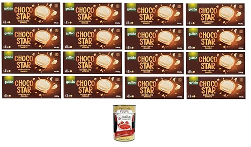 Gullon Choco Star Mit Sahne gefüllter und mit weißer Schokolade überzogener Keks 16x 235,8gr+ Italian Gourmet polpa 400g Gullon Choco Star Mit Sahne gefüllter und mit weißer Schokolade überzogener Keks 16x 235,8gr+ Italian Gourmet polpa 400g von Italian Gourmet E.R.