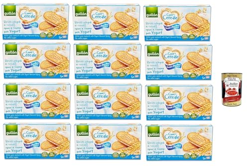 Gullón Cuor Di Cereali Sandwich Con Crema yogurt Senza Zuccheri Aggiunti, kekse, Vollkorn-Getreidekekse, gefüllt mit Joghurtcreme ohne Zuckerzusatz, 12x 220g + Italian Gourmet polpa 400g Gullón Cuor Di Cereali Sandwich Con Crema yogurt Senza Zuccheri Aggiunti, kekse, Vollkorn-Getreidekekse, gefüllt mit Joghurtcreme ohne Zuckerzusatz, 12x 220g + Italian Gourmet polpa 400g von Italian Gourmet E.R.