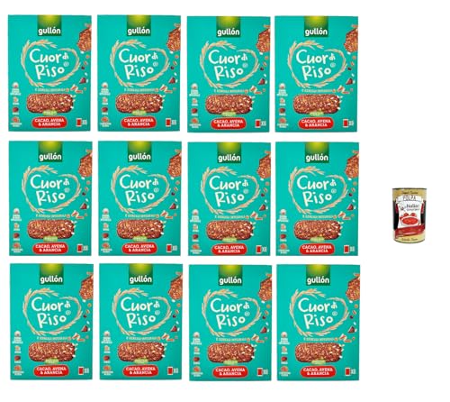 Gullón Cuor di Riso e Cereali Integrali Avena, Segale & farro, kekse mit Hafer, Roggen und geschrieben 12x 250 g + Italian Gourmet polpa 400g Gullón Cuor di Riso e Cereali Integrali Avena, Segale & farro, kekse mit Hafer, Roggen und geschrieben 12x 250 g + Italian Gourmet polpa 400g von Italian Gourmet E.R.