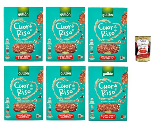 Gullón Cuor di Riso e Cereali Integrali Avena, Segale & farro, kekse mit Hafer, Roggen und geschrieben 6x 250 g + Italian Gourmet polpa 400g Gullón Cuor di Riso e Cereali Integrali Avena, Segale & farro, kekse mit Hafer, Roggen und geschrieben 6x 250 g + Italian Gourmet polpa 400g von Italian Gourmet E.R.