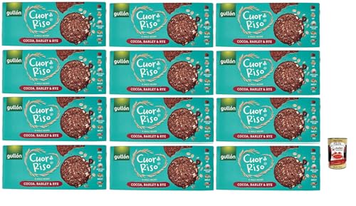 Gullón Cuor di Riso e Cereali Integrali Cacao, Orzo & Segale, kekse mit Kakao, Gerste und Roggen 12x 250 g + Italian Gourmet polpa 400g Gullón Cuor di Riso e Cereali Integrali Cacao, Orzo & Segale, kekse mit Kakao, Gerste und Roggen 12x 250 g + Italian Gourmet polpa 400g von Italian Gourmet E.R.