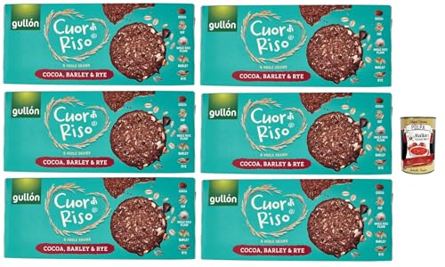 Gullón Cuor di Riso e Cereali Integrali Cacao, Orzo & Segale, kekse mit Kakao, Gerste und Roggen 6x 250 g + Italian Gourmet polpa 400g Gullón Cuor di Riso e Cereali Integrali Cacao, Orzo & Segale, kekse mit Kakao, Gerste und Roggen 6x 250 g + Italian Gourmet polpa 400g von Italian Gourmet E.R.