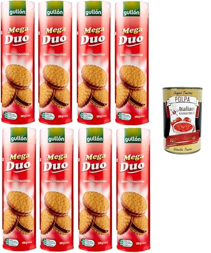 Gullon Mega Duo Biscotti farciti al cioccolato Schokoladengefüllte Kekse 8x500gr + Italian Gourmet polpa 400g Gullon Mega Duo Biscotti farciti al cioccolato Schokoladengefüllte Kekse 8x500gr + Italian Gourmet polpa 400g von Italian Gourmet E.R.