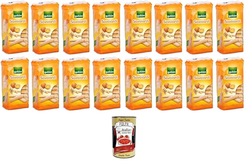 Gullon Savoiardi Biscotti all'Uovo Savoiardi Eierkekse 16x300g+ Italian Gourmet polpa 400g Gullon Savoiardi Biscotti all'Uovo Savoiardi Eierkekse 16x300g+ Italian Gourmet polpa 400g von Italian Gourmet E.R.