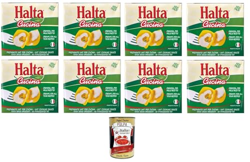 Halta Cucina Preparato Alimentare UHT per Cucina Cremige Zubereitung UHT für die Küche Ideal für Pasta, Saucen, Pizza Kochsahne Sahne 8x500ml+ Italian Gourmet polpa 400g Halta Cucina Preparato Alimentare UHT per Cucina Cremige Zubereitung UHT für die Küche Ideal für Pasta, Saucen, Pizza Kochsahne Sahne 8x500ml+ Italian Gourmet polpa 400g von Italian Gourmet E.R.