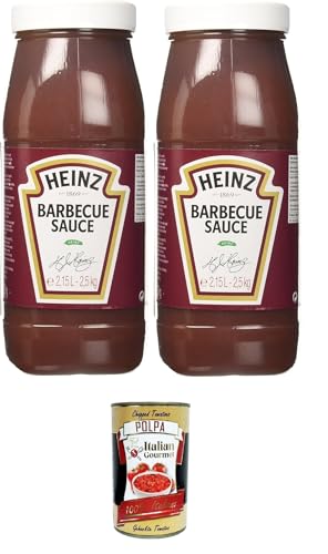 Heinz Salsa Barbecue Fusto Barbecue-Sauce-Fass 2x 2,5 kg+ Italian Gourmet polpa 400g Heinz Salsa Barbecue Fusto Barbecue-Sauce-Fass 2x 2,5 kg+ Italian Gourmet polpa 400g von Italian Gourmet E.R.