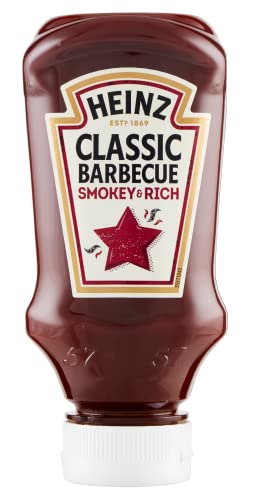 Heinz Salsa Classic Barbecue Smoky&Rich BBQ Soße Sauce Top Down 260g ideal zum grillen und zu kartoffeln von Italian Gourmet E.R.