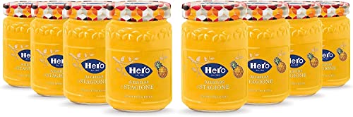 Hero Saisonale Aprikosenmarmelade, 8 Gläser à 350 g, Marmelade und Extra-Marmelade mit Früchten der Saison, hochwertiges Obst Hero Saisonale Aprikosenmarmelade, 8 Gläser à 350 g, Marmelade und Extra-Marmelade mit Früchten der Saison, hochwertiges Obst von Italian Gourmet E.R.