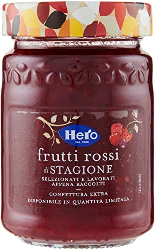 Hero rote Früchte in der Saison Marmelade Konfitüre Brotaufstriche Italien 350g von Italian Gourmet E.R.