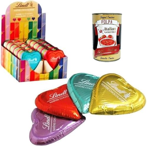 Herzen aus sehr feiner Milchschokolade Mehrfarbig Box 40x24g+ Italian Gourmet polpa 400g Herzen aus sehr feiner Milchschokolade Mehrfarbig Box 40x24g+ Italian Gourmet polpa 400g von Italian Gourmet E.R.