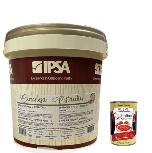 Ipsa, Cioccolosa Pistacchio , Crema Spalmabile al pistacchio, Pistazien-Streichcreme Kg.6 + Italian Gourmet polpa 400g Ipsa, Cioccolosa Pistacchio , Crema Spalmabile al pistacchio, Pistazien-Streichcreme Kg.6 + Italian Gourmet polpa 400g von Italian Gourmet E.R.