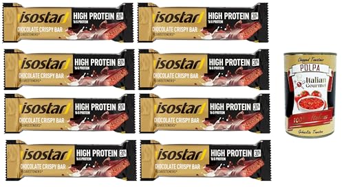 Isostad Barretta Hig Protein 30% Cioccolato Proteinreicher 30 %-Schokoriegel 8x 55gr + Italian Gourmet polpa 400g Isostad Barretta Hig Protein 30% Cioccolato Proteinreicher 30 %-Schokoriegel 8x 55gr + Italian Gourmet polpa 400g von Italian Gourmet E.R.