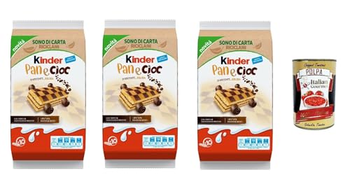Kinder Ferrero panecioc Kuchen mit mit Kakao- und Schokostückchen kekse riegel cookies 3x 290g + Italian Gourmet polpa 400g Kinder Ferrero panecioc Kuchen mit mit Kakao- und Schokostückchen kekse riegel cookies 3x 290g + Italian Gourmet polpa 400g von Italian Gourmet E.R.