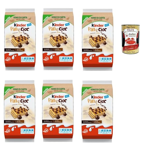 Kinder Ferrero panecioc Kuchen mit mit Kakao- und Schokostückchen kekse riegel cookies 6x 290g + Italian Gourmet polpa 400g Kinder Ferrero panecioc Kuchen mit mit Kakao- und Schokostückchen kekse riegel cookies 6x 290g + Italian Gourmet polpa 400g von Italian Gourmet E.R.
