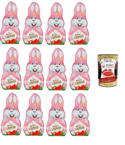 Kinder Sorpresa Figura cava Coniglio Lei Surprise Hohlfigur Hase Lei 12x75 g+ Italian Gourmet polpa 400g Kinder Sorpresa Figura cava Coniglio Lei Surprise Hohlfigur Hase Lei 12x75 g+ Italian Gourmet polpa 400g von Italian Gourmet E.R.