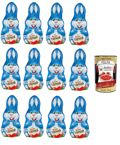 Kinder Sorpresa Figura cava Coniglio Lui Surprise Hohlfigur Rabbit Him 12x75 g+ Italian Gourmet polpa 400g Kinder Sorpresa Figura cava Coniglio Lui Surprise Hohlfigur Rabbit Him 12x75 g+ Italian Gourmet polpa 400g von Italian Gourmet E.R.