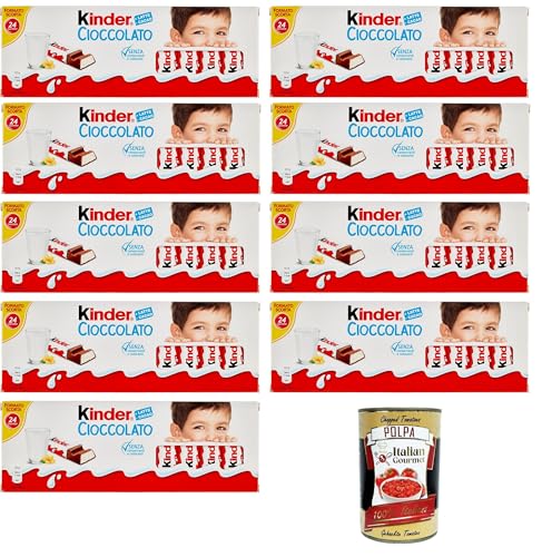 Kinder cioccolato, Formato scorta Kinderschokolade, Vorratsgröße 24 Stück 9x 300gr+ Italian Gourmet polpa 400g Kinder cioccolato, Formato scorta Kinderschokolade, Vorratsgröße 24 Stück 9x 300gr+ Italian Gourmet polpa 400g von Italian Gourmet E.R.