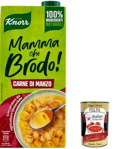 Knor Mamma che Brodo! Carne di Manzo Rindfleisch1lt + Italian gourmet polpa 400g von Italian Gourmet E.R.