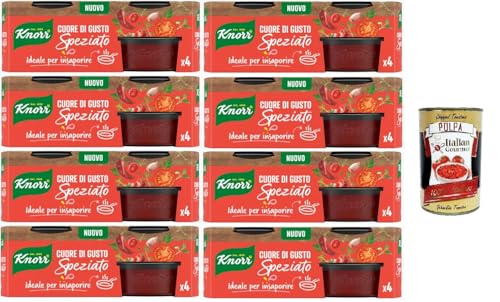 Knorr Cuore di Gusto Speziato Herz mit würzigem Geschmack ideal zum Würzen 8x 104gr +Italian Gourmet polpa 400g Knorr Cuore di Gusto Speziato Herz mit würzigem Geschmack ideal zum Würzen 8x 104gr +Italian Gourmet polpa 400g von Italian Gourmet E.R.