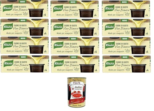 Knorr Cuore di Gusto Weißwein, fertig zum Schmelzen in der Pfanne, vegan, glutenfrei, 4 Schalen mit 26 g 12x 104 g+Italian Gourmet polpa 400g Knorr Cuore di Gusto Weißwein, fertig zum Schmelzen in der Pfanne, vegan, glutenfrei, 4 Schalen mit 26 g 12x 104 g+Italian Gourmet polpa 400g von Italian Gourmet E.R.