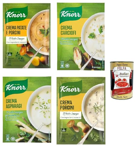 Knorr Testpaket Crema , Knorr -Creme 4 Stück + Italian Gourmet polpa 400g von Italian Gourmet E.R.