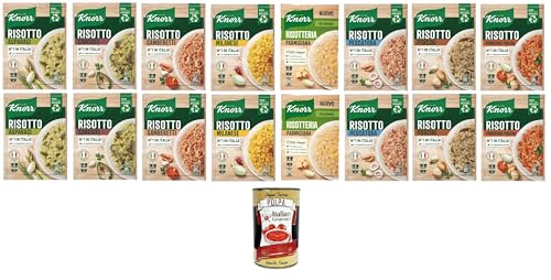 KnorrTestpaket Risotto Spargel, Artischocken, Mailänder, Parmigiana, Tomaten- und Steinpilze, Steinpilze, Pescatora, Garnelen 16x175g+Italian Gourmet polpa 400g KnorrTestpaket Risotto Spargel, Artischocken, Mailänder, Parmigiana, Tomaten- und Steinpilze, Steinpilze, Pescatora, Garnelen 16x175g+Italian Gourmet polpa 400g von Italian Gourmet E.R.