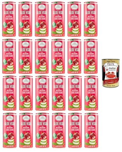 L'Angelica health drink aloe vera gusto melograno zero calorie detox Gesundheitsgetränk Aloe Vera Granatapfelgeschmack Null Kalorien Detox 24x 240 ml+ Italian Gourmet polpa 400g L'Angelica health drink aloe vera gusto melograno zero calorie detox Gesundheitsgetränk Aloe Vera Granatapfelgeschmack Null Kalorien Detox 24x 240 ml+ Italian Gourmet polpa 400g von Italian Gourmet E.R.