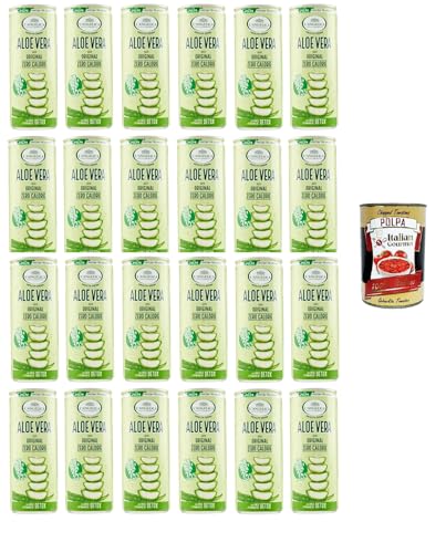 L'Angelica health drink aloe vera gusto original zero calorie detox Gesundheitsgetränk Aloe Vera Originalgeschmack Null Kalorien Detox 24x240 ml+ Italian Gourmet polpa 400g L'Angelica health drink aloe vera gusto original zero calorie detox Gesundheitsgetränk Aloe Vera Originalgeschmack Null Kalorien Detox 24x240 ml+ Italian Gourmet polpa 400g von Italian Gourmet E.R.