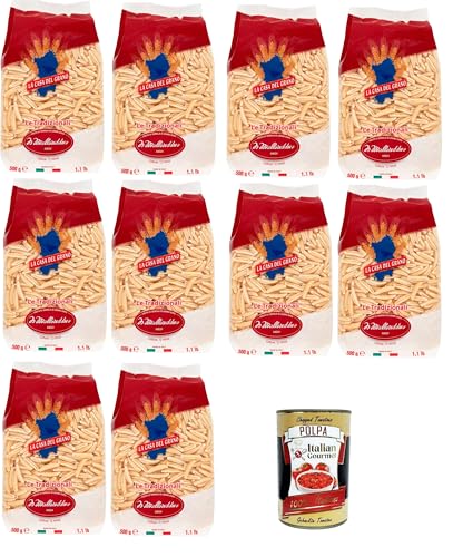 La Casa Del Grano Malloreddus medi Pasta di semola di grano duro medi Nudeln aus Hartweizengrieß 10x500gr + Italian Gourmet polpa 400g La Casa Del Grano Malloreddus medi Pasta di semola di grano duro medi Nudeln aus Hartweizengrieß 10x500gr + Italian Gourmet polpa 400g von Italian Gourmet E.R.