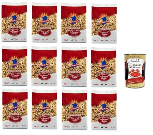 La Casa del Grano Fregola sarda media Mittlere sardische Fregola 12x500g + Italian Gourmet polpa 400g La Casa del Grano Fregola sarda media Mittlere sardische Fregola 12x500g + Italian Gourmet polpa 400g von Italian Gourmet E.R.