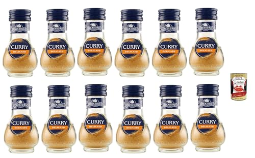 La Drogheria Curry Delicato, Gewürzmischung mit kräftigem Geschmack, für traditionelle orientalische Gerichte, 12x 30g + Italian Gourmet polpa 400g La Drogheria Curry Delicato, Gewürzmischung mit kräftigem Geschmack, für traditionelle orientalische Gerichte, 12x 30g + Italian Gourmet polpa 400g von Italian Gourmet E.R.