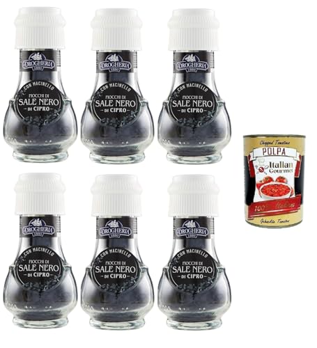 La Drogheria Sale Nero di Cipro Schwarzes Salz aus Zypern 6x 50gr + Italian Gourmet polpa 400g La Drogheria Sale Nero di Cipro Schwarzes Salz aus Zypern 6x 50gr + Italian Gourmet polpa 400g von Italian Gourmet E.R.